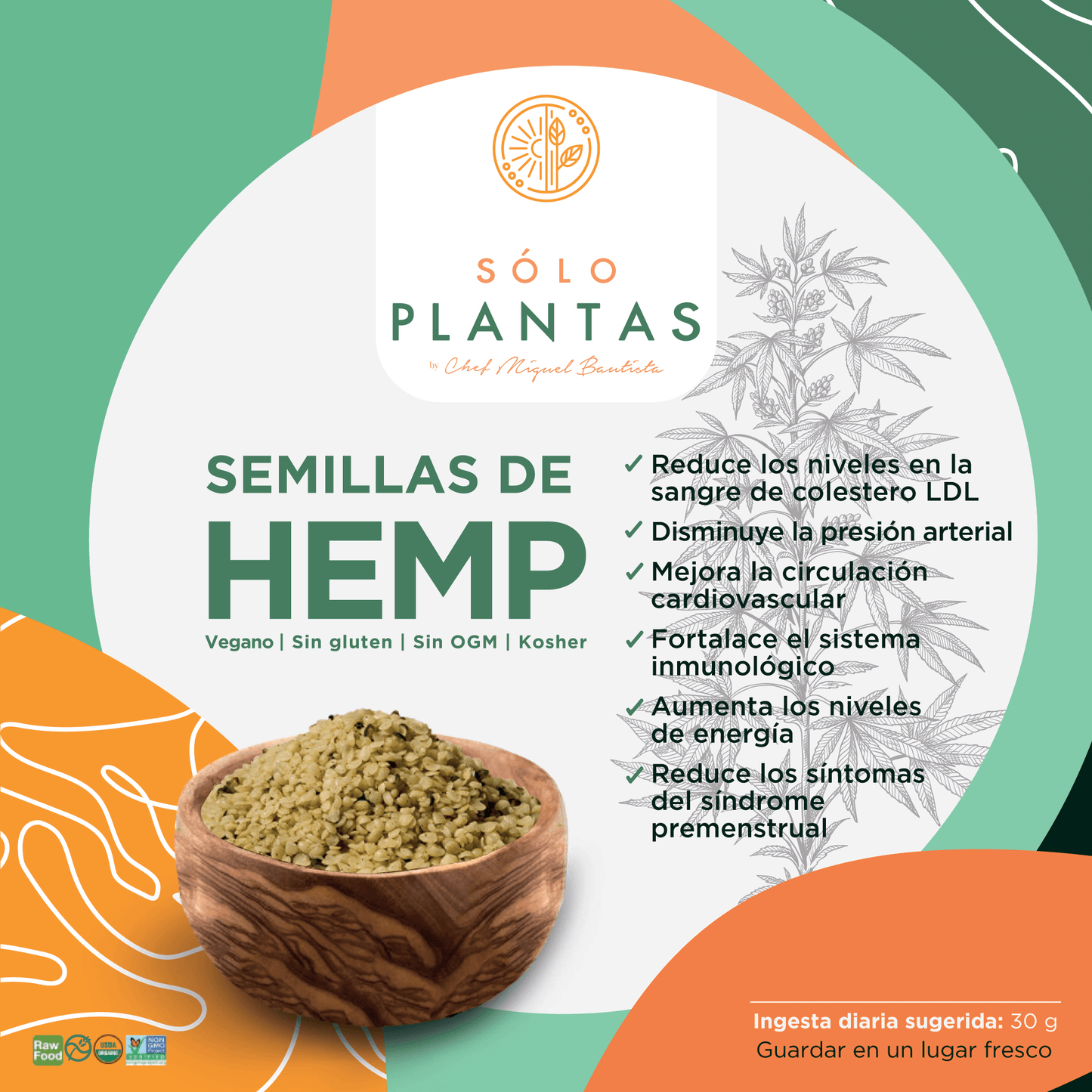 Semilla de Hemp Orgánica