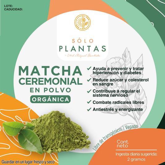 Matcha Ceremonial Orgánico en Polvo